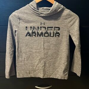 Boys Under Armour Hooded Thin Sweatshirt